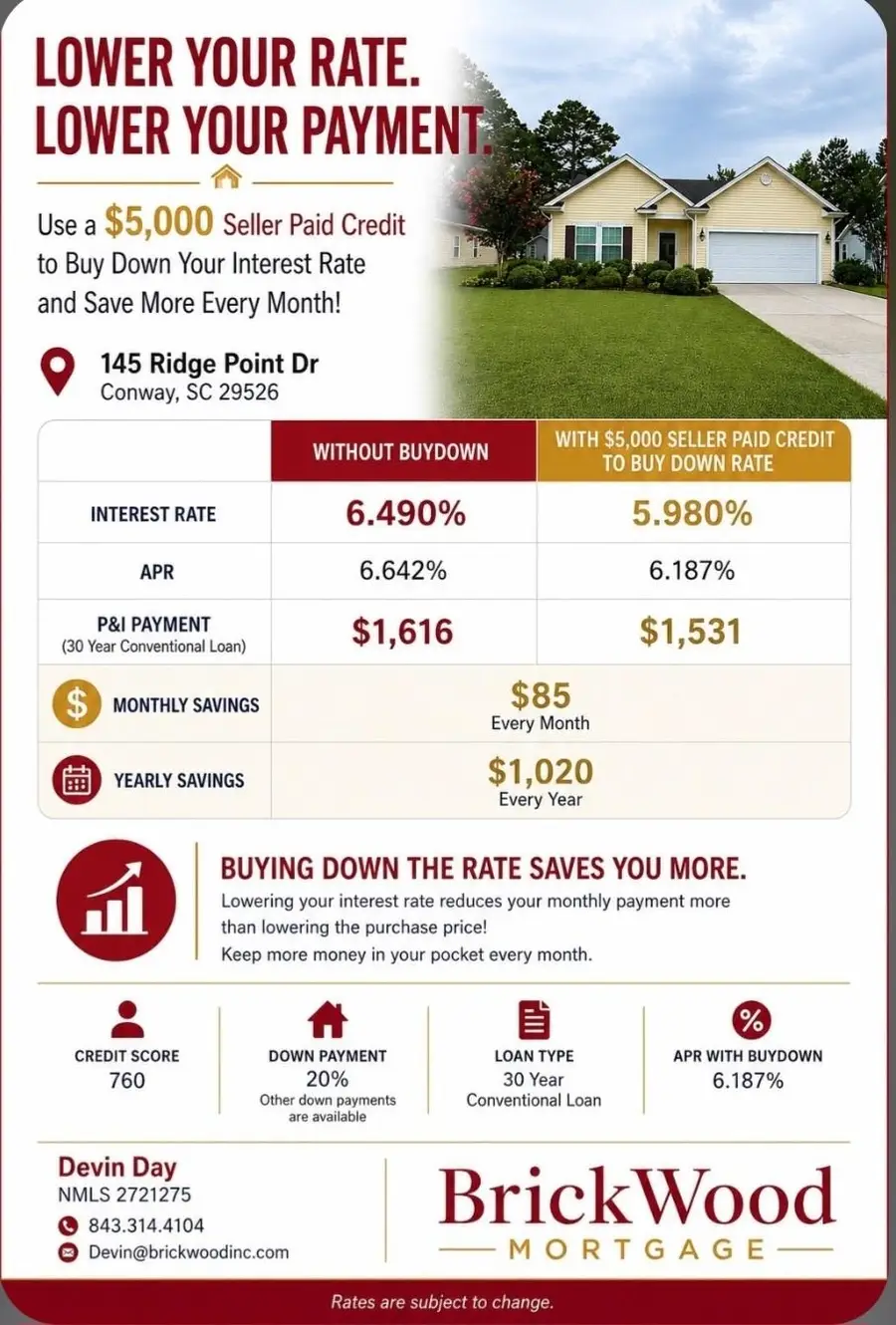 145 Ridge Point Dr., Conway, SC 29526 - #2