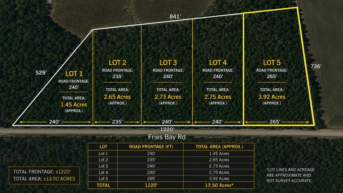 LOT 5 Fries Bay Rd., Loris, SC 29569 - #1
