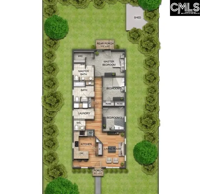 315 Wilkes Road, Columbia, SC 29203 - #1