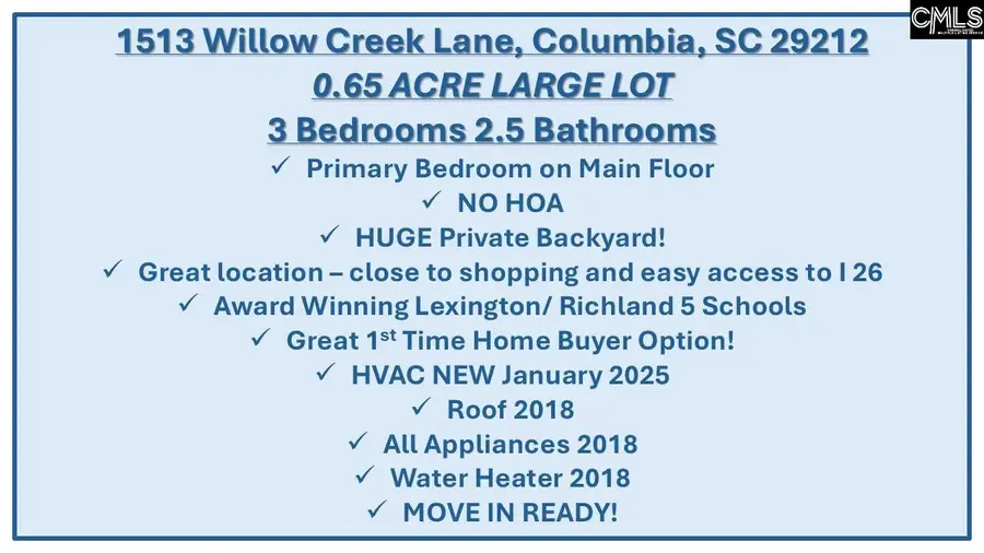 1513 Willow Creek Lane, Columbia, SC 29212 - Image #2