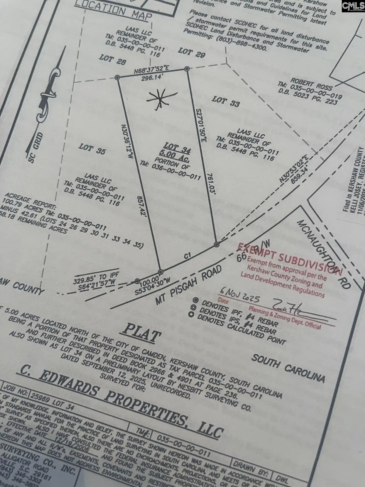 Mt Pisgah Road, Kershaw, SC 29067 - Image #1