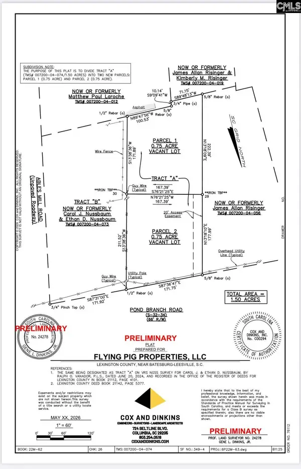 TBD Pond Branch Road, Leesville, SC 29070