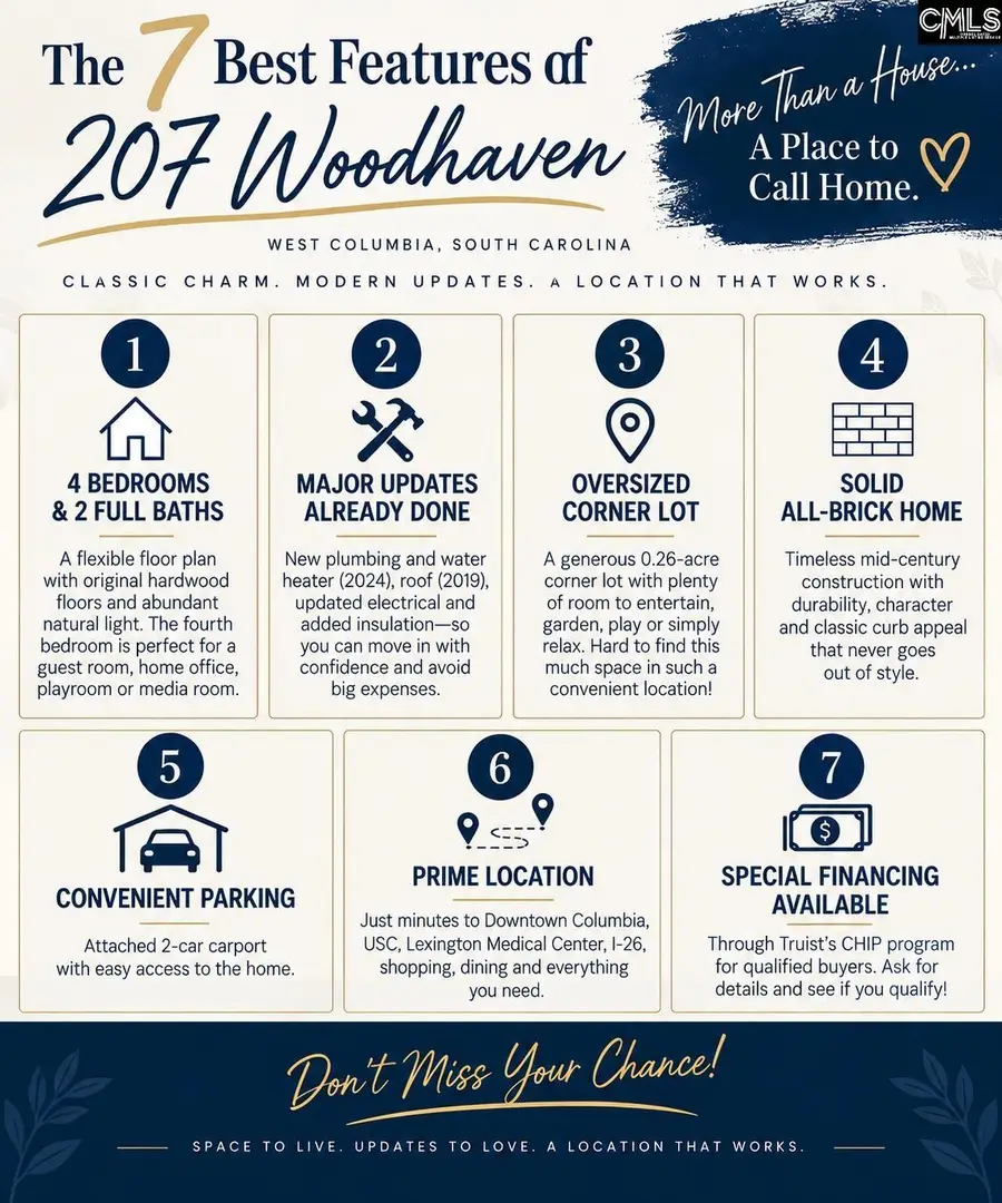 207 Woodhaven Drive, West Columbia, SC 29169 - #2