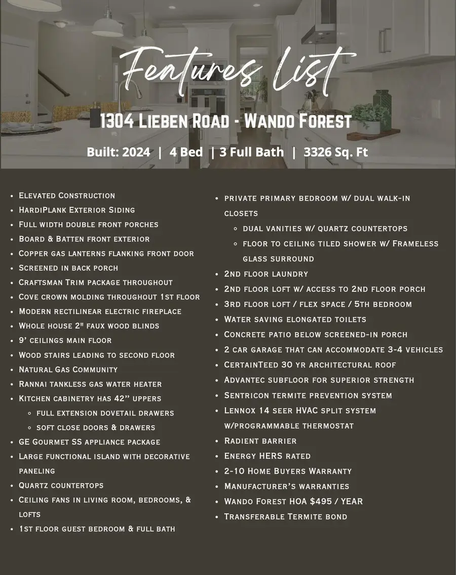 1304 Lieben Road, Mount Pleasant, SC 29466 - Image #2