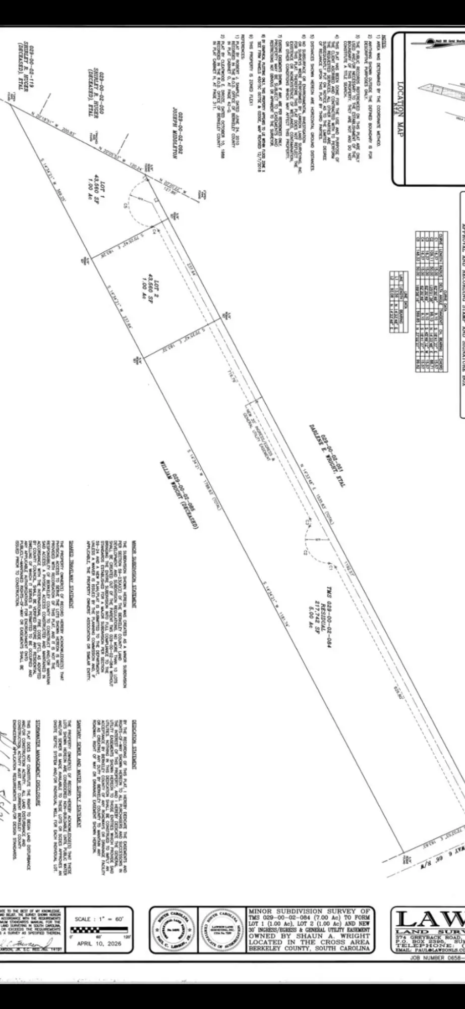 0 Old Highway 6 Lot 2, Cross, SC 29436 - #1