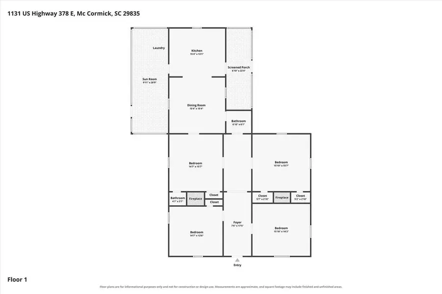 1131 Highway 378 E, McCormick, SC 29835 - #2