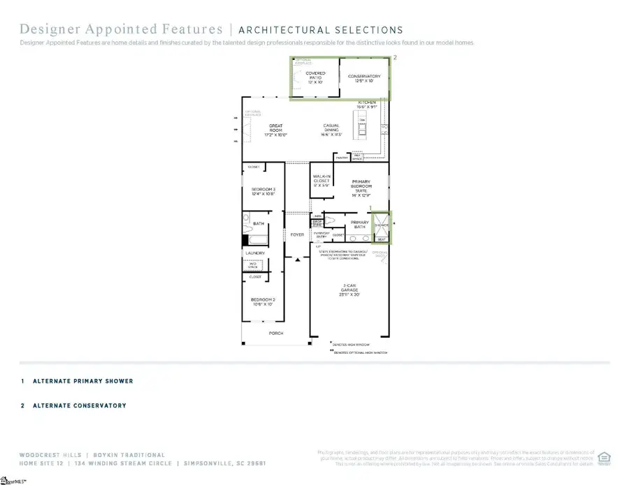 134 Winding Stream Circle #Lot 12 Boykin Traditional, Simpsonville, SC 29681 - Image #3