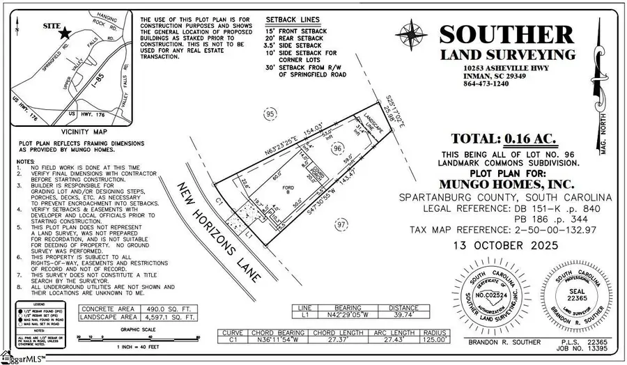 7018 New Horizons Lane #Lot 96, Boiling Springs, SC 29316 - Image #3