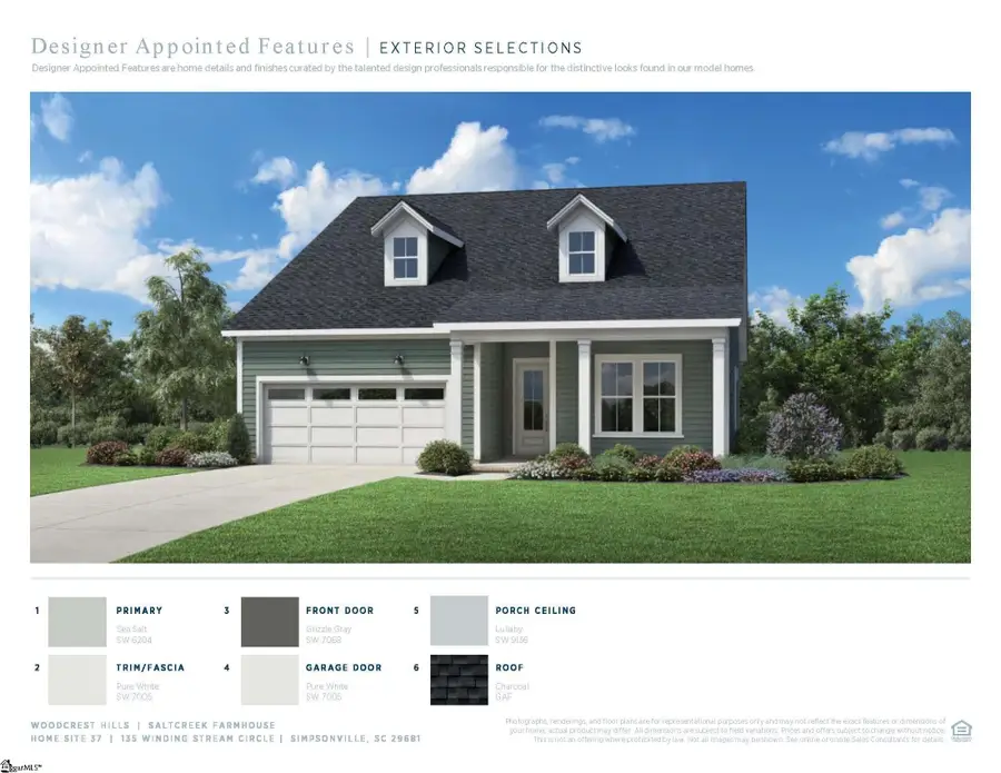 135 Winding Stream Circle #Lot 37 Saltcreek Farmhouse, Simpsonville, SC 29681 - #3