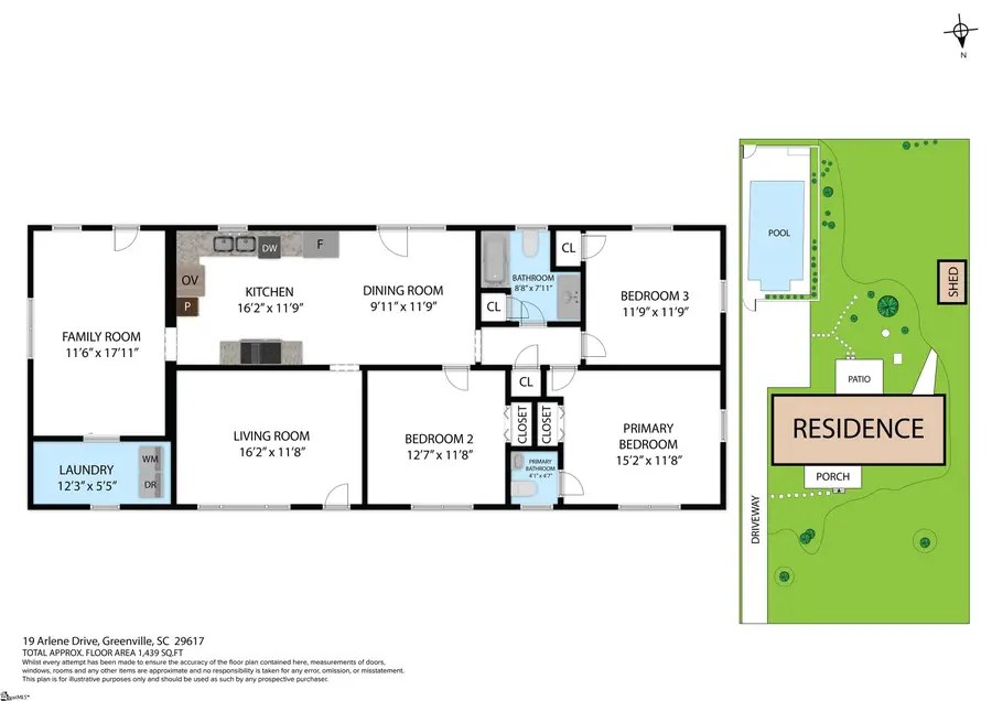 19 Arlene Drive, Greenville, SC 29617 - #2