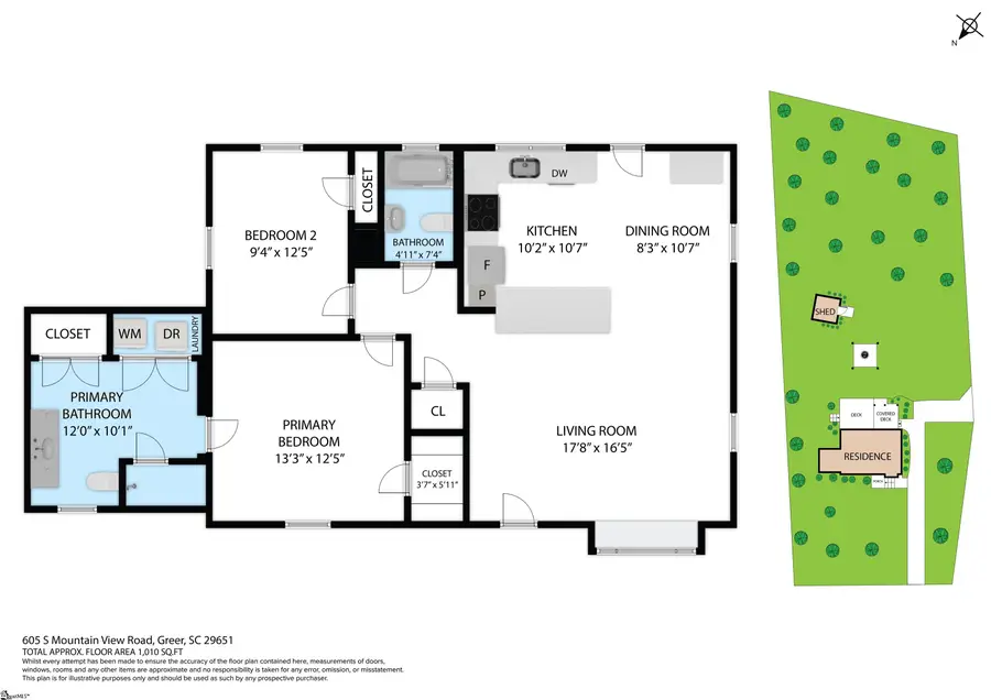 605 S Mountain View Road, Greer, SC 29651 - #2