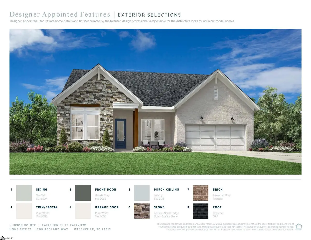 209 Redland Way #Lot21 Fairburn Fairview, Greenville, SC 29615 - #1