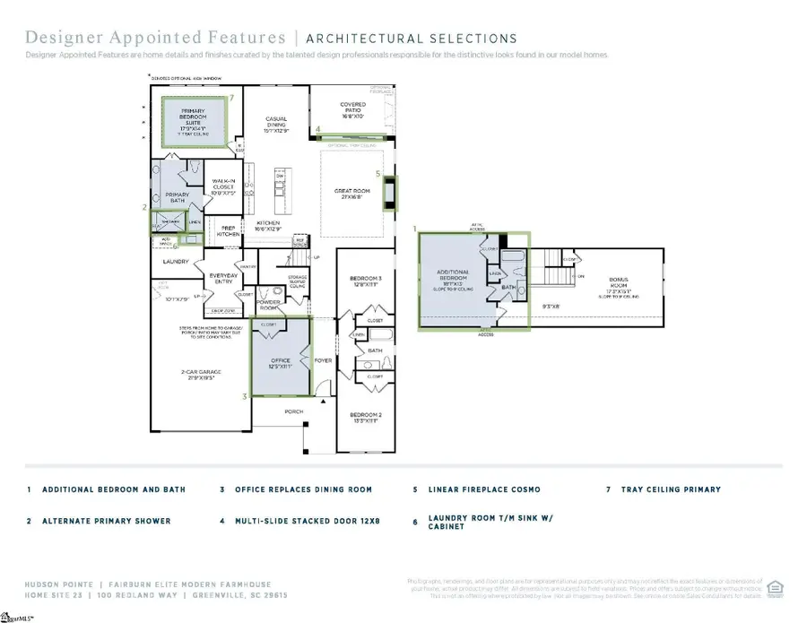100 Redland Way #Lot23 Fairburn Elite Modern Farm, Greenville, SC 29615 - #2