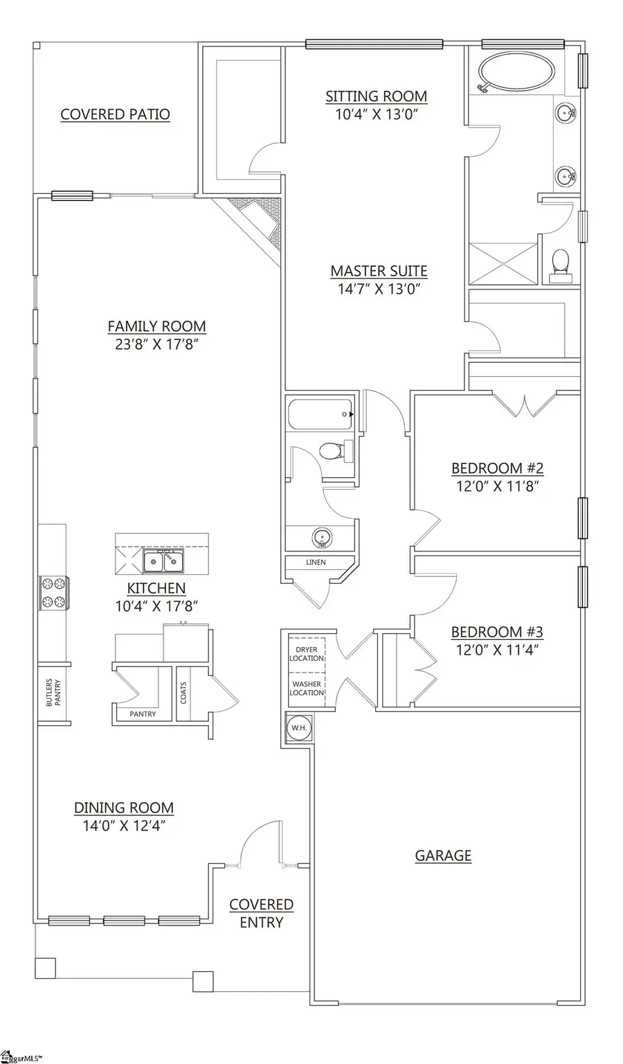 557 Woodcot Drive, Woodruff, SC 29388 - #2