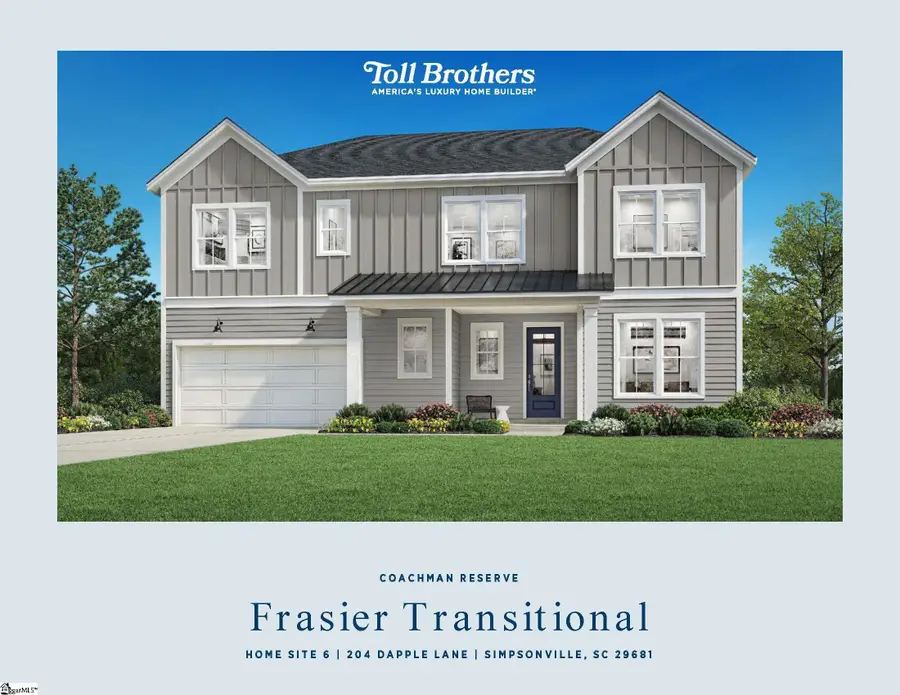 204 Dapple Lane #Lot 6 Fraiser Transitional, Simpsonville, SC 29681 - #2