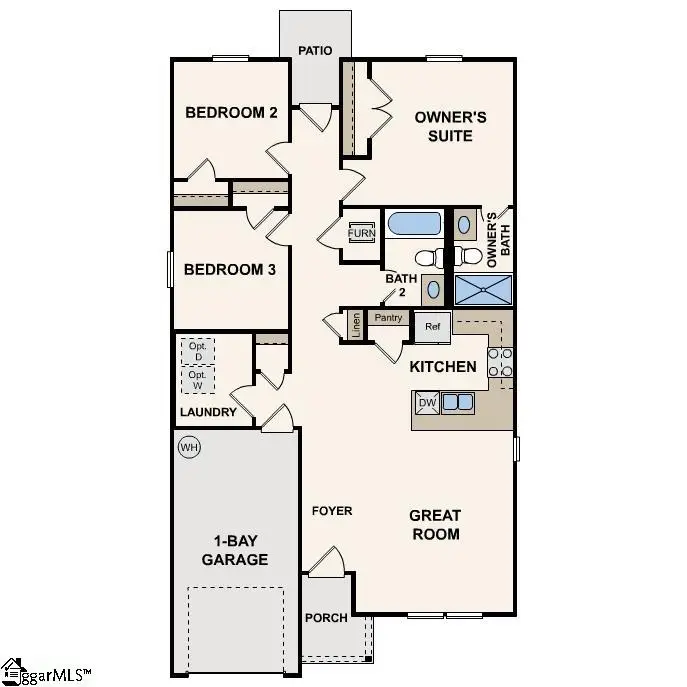 428 Mossy Walk Way, Spartanburg, SC 29303 - #2