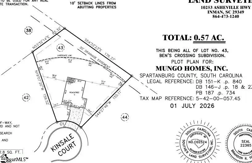 309 Kinsale Court #Lot 43, Woodruff, SC 29388 - #2