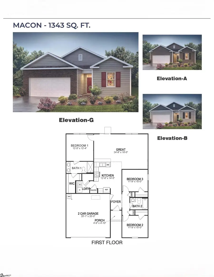 965 Kerwood Street, Wellford, SC 29385 - #2