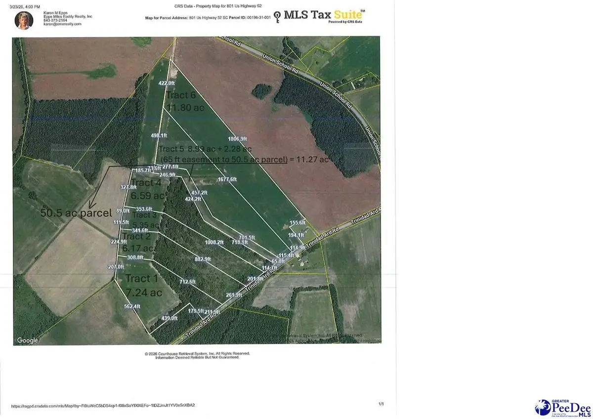 TBD Trinidad Ard Tract 3, Coward, SC 29530-5017 - #1