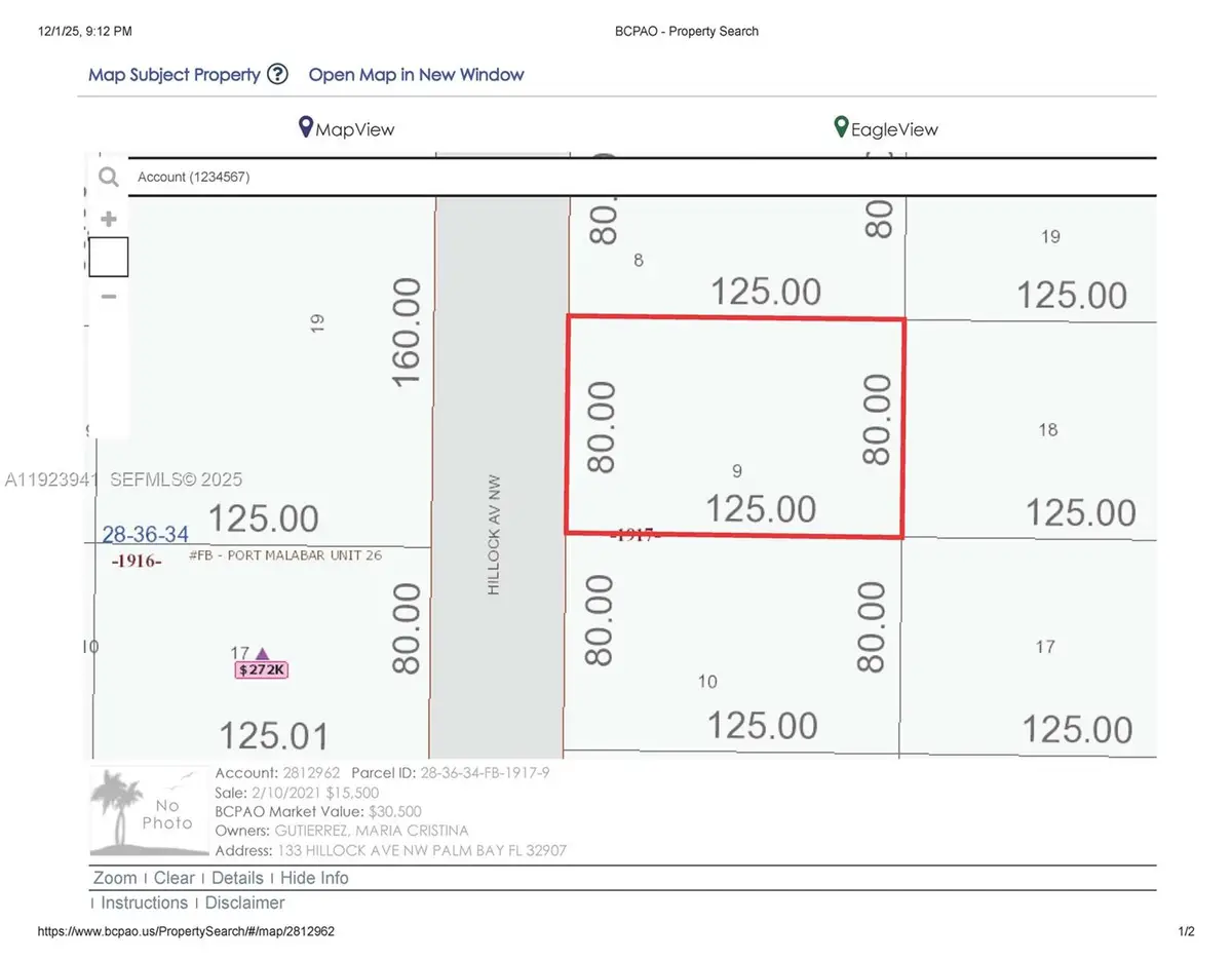 133 Hillcock Ave Nw, Palm Bay, FL 32907 - Image #1