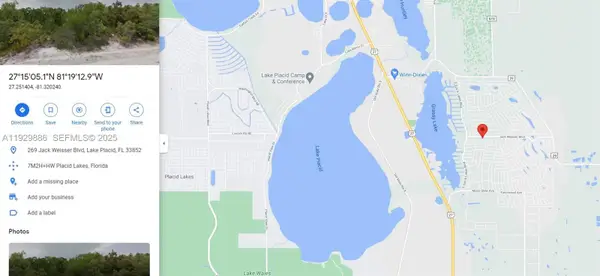 269 Jack Weisser Blvd, Other, FL 33852
