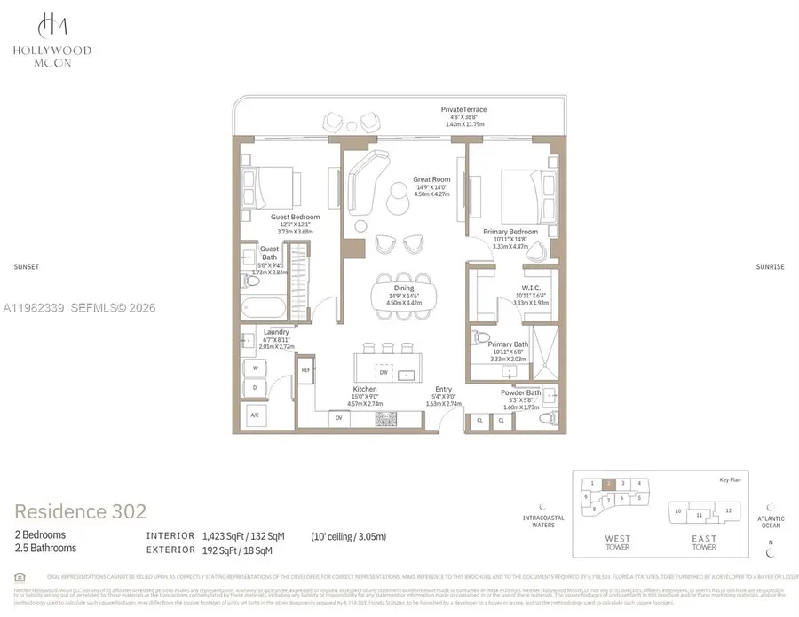 901 S Ocean Dr #302, Hollywood, FL 33019 - #2