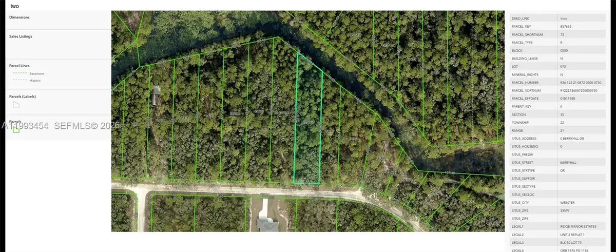 0 Berryhill Drive, Webster, FL 33597 - #1