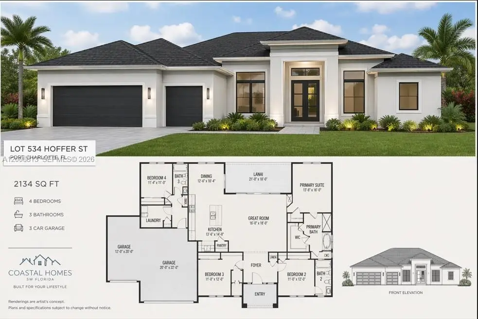 534 Hoffer, Port Charlotte, FL 33953 - #1