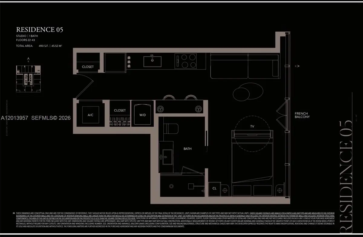 20 NE 11th St #3705, Miami, FL 33132 - #1