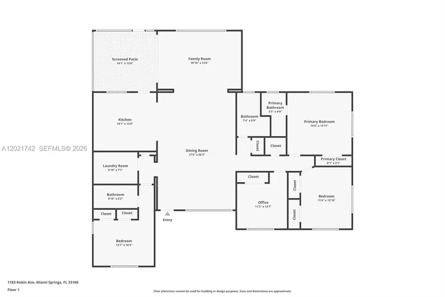 1183 Robin Ave, Miami Springs, FL 33166 - #2