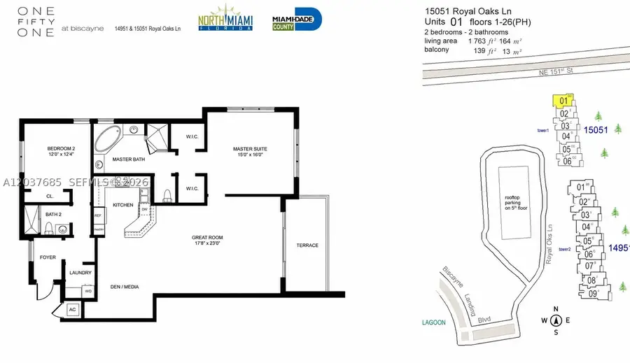 15051 Royal Oaks Ln #401, North Miami, FL 33181 - #2