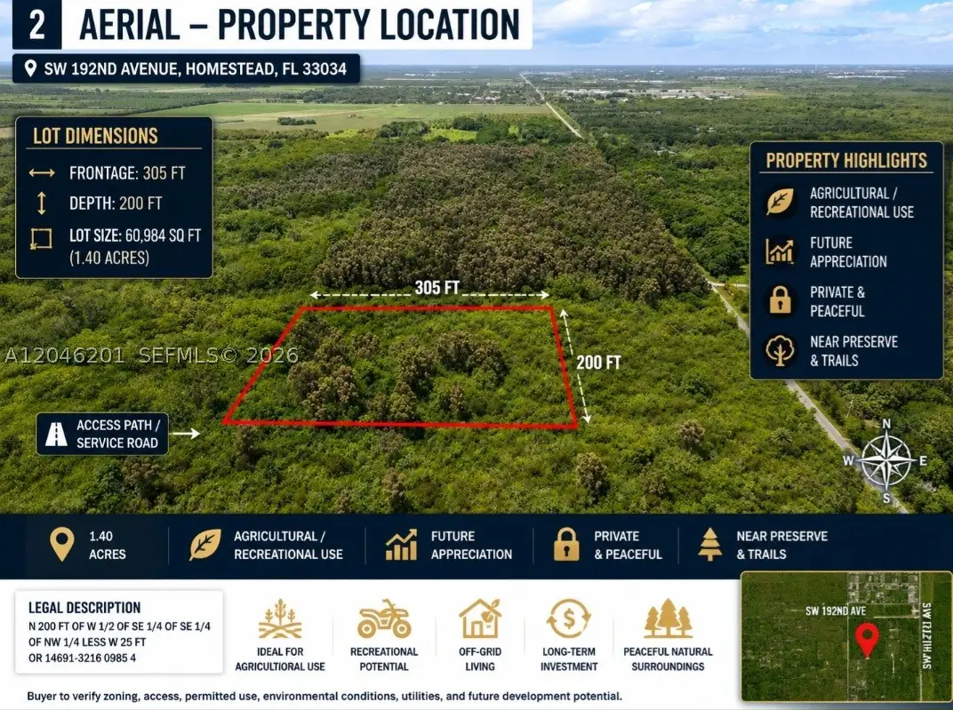 Sw 192nd Avenue, Homestead, FL 33034 - #1