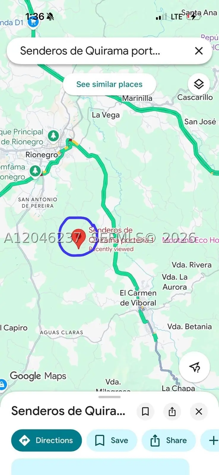VIA CARMEN VIBORAl lote17 Carmen De Viboral A 4 Minutos Del Parque, Other, FL 000 - #3