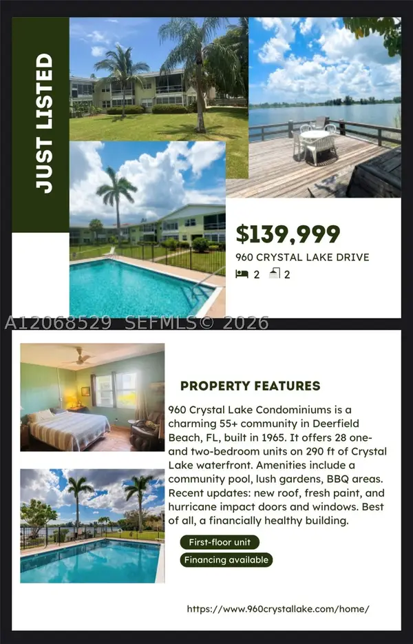 960 Crystal Lake Dr #114, Deerfield Beach, FL 33064