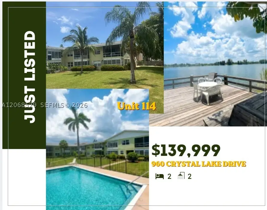 960 Crystal Lake Dr #114, Deerfield Beach, FL 33064 - #2