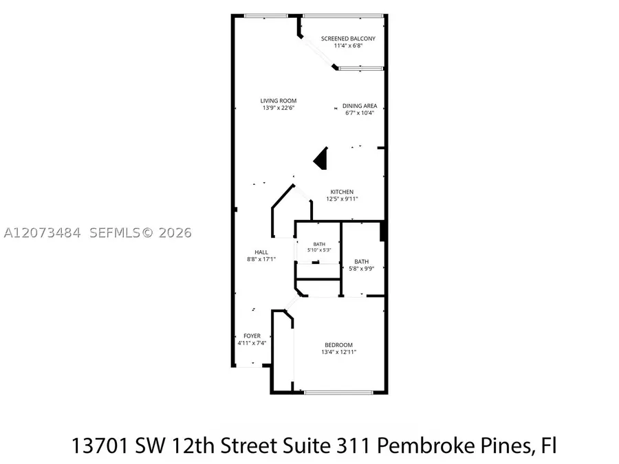 13701 SW 12th St #311A, Pembroke Pines, FL 33027 - #3