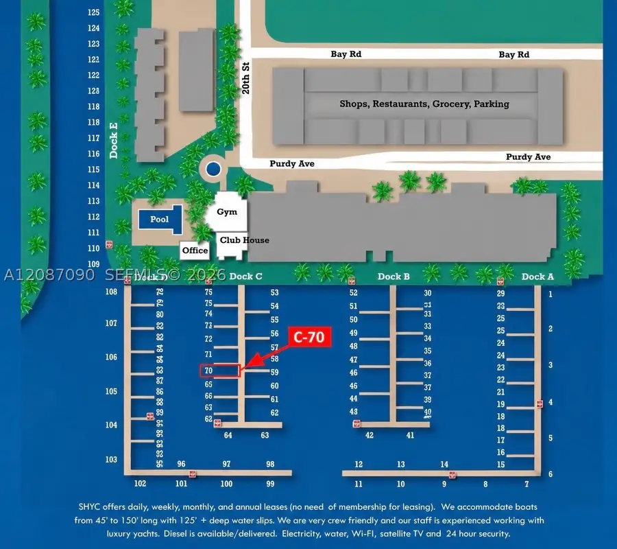 1928 Purdy Ave-sunset Harbour Yacht Club Slip C-70, Miami Beach, FL 33139 - #2