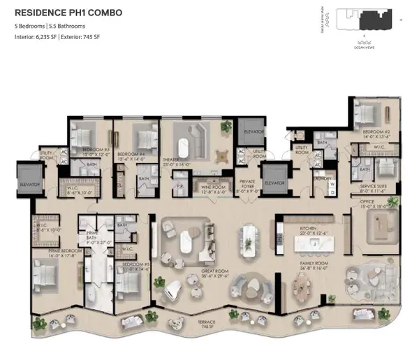 521 E Las Olas Boulevard #PH1 Combo, Fort Lauderdale, FL 33301