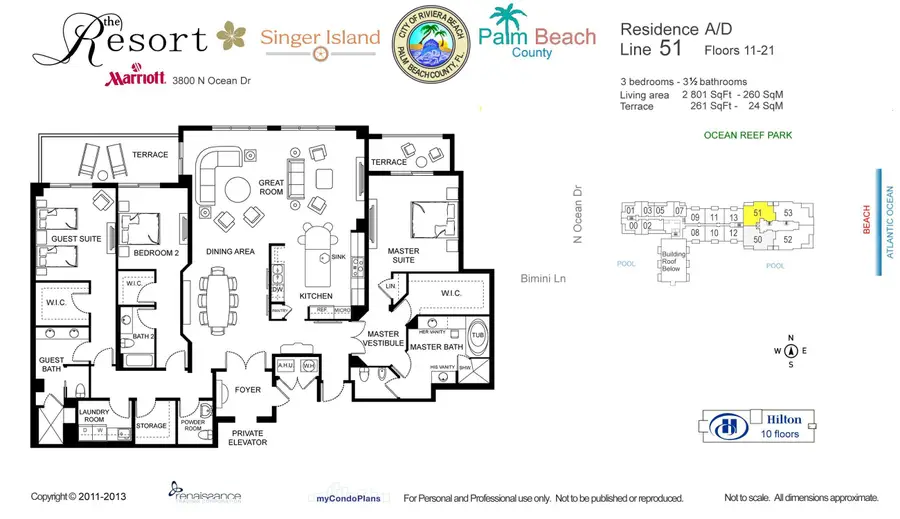 3800 N Ocean Drive #1751, Singer Island, FL 33404 - #2