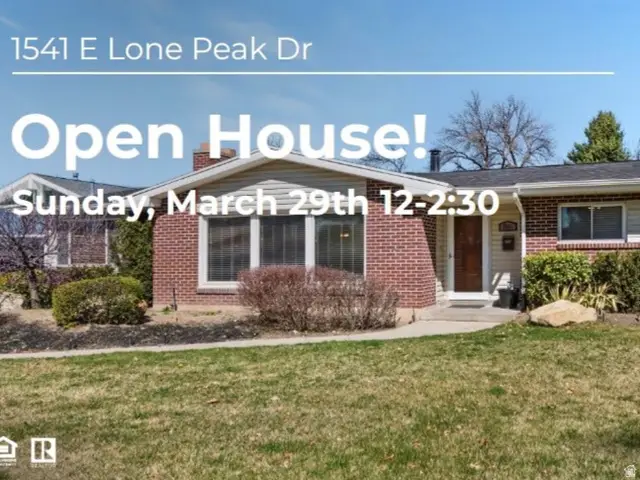 1541 E Lone Peak Dr S, Holladay, UT 84117 - #1