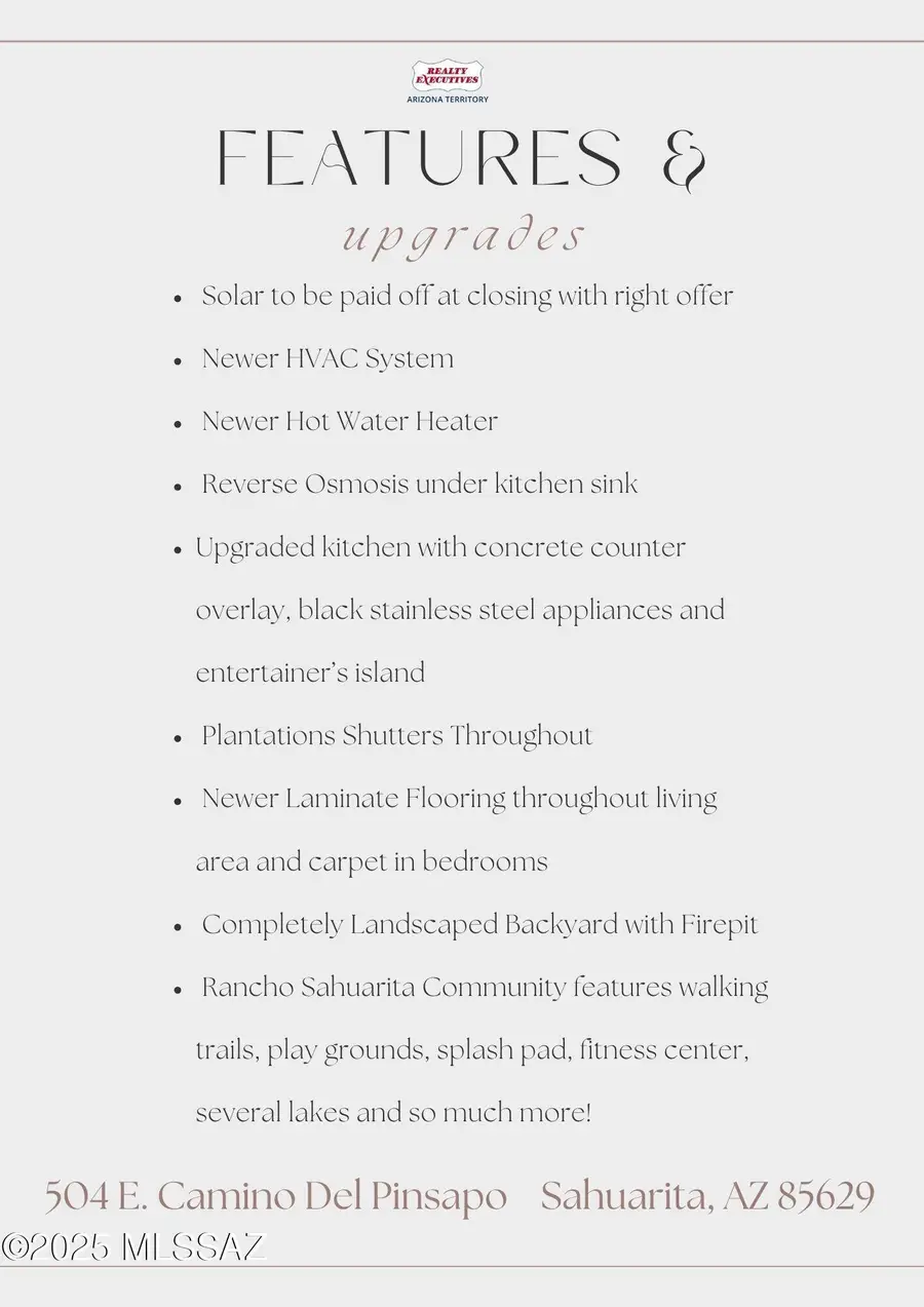 504 E Camino Del Pinsapo, Sahuarita, AZ 85629 - Image #2