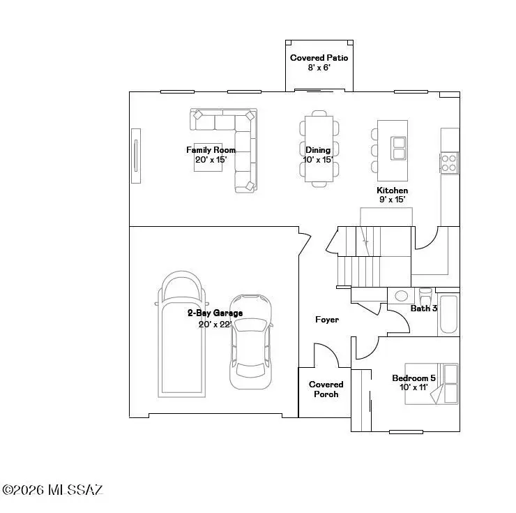 17532 S Nicholas Falls, Vail, AZ 85641 - #1