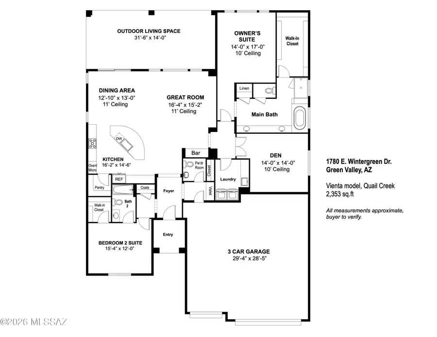 1780 E Wintergreen, Green Valley, AZ 85614 - #3
