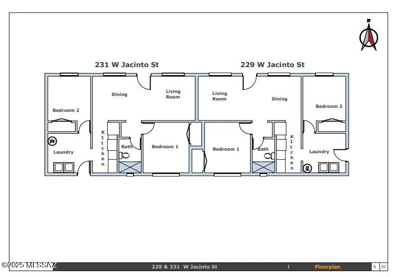229 & 231 W Jacinto, Tucson, AZ 85705 - #1