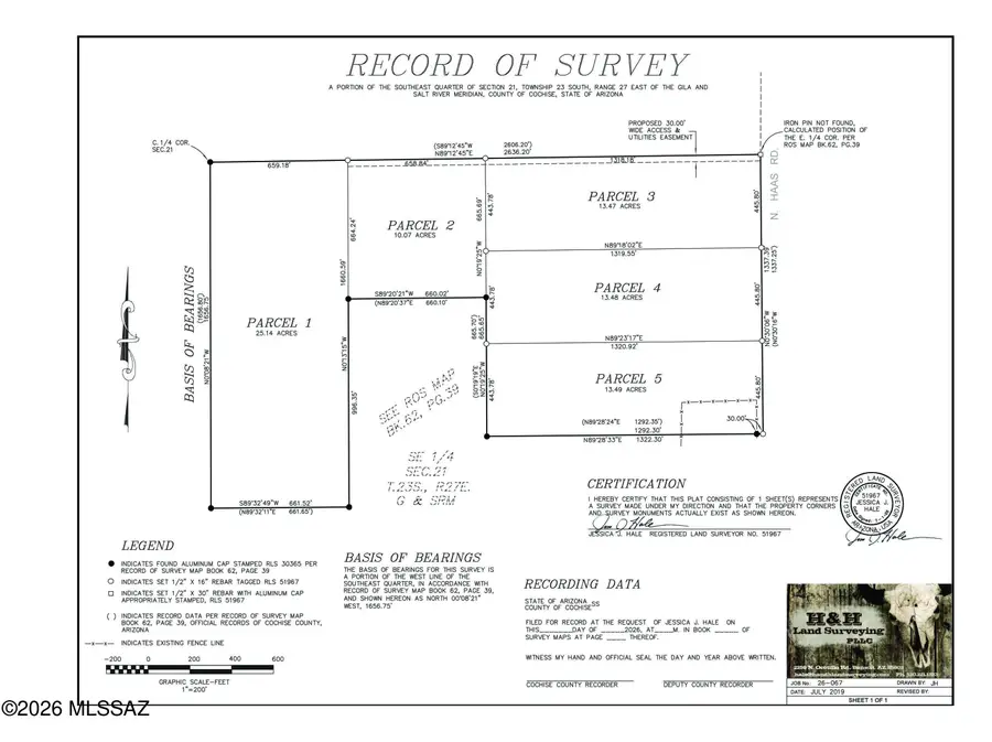 13.47 ACRE N Haas, Douglas, AZ 85607 - #2