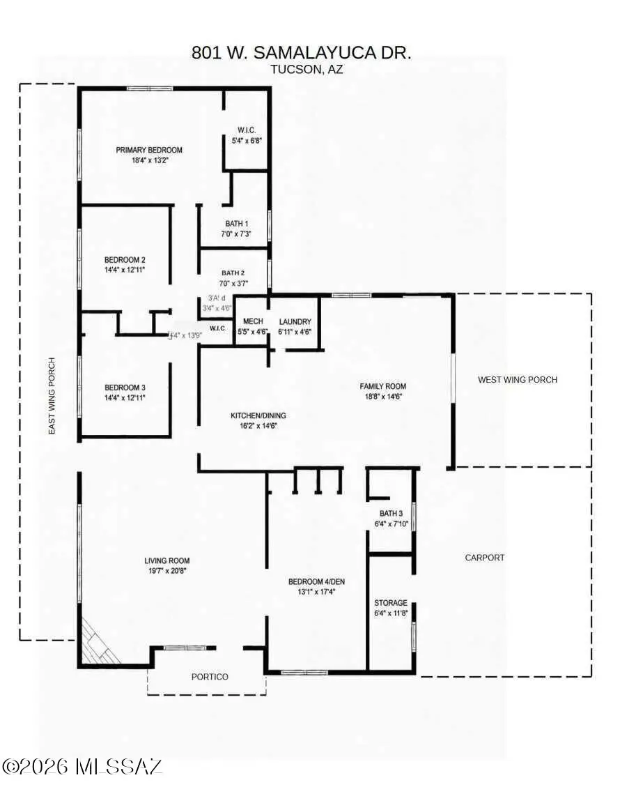 801 W Samalayuca, Tucson, AZ 85704 - #2