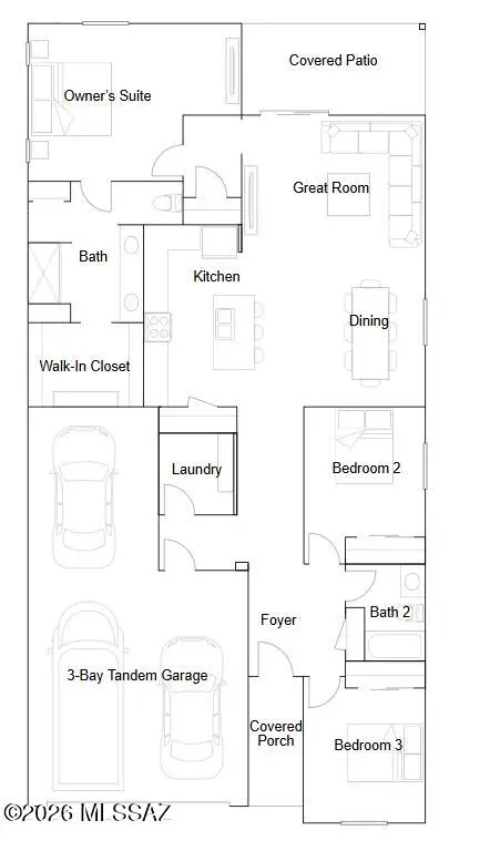 9668 W Gilded, Marana, AZ 85658 - #1