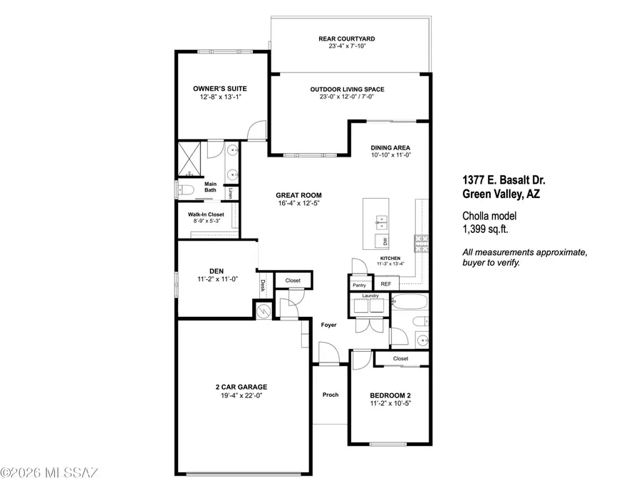 1377 E Basalt, Green Valley, AZ 85614 - #2