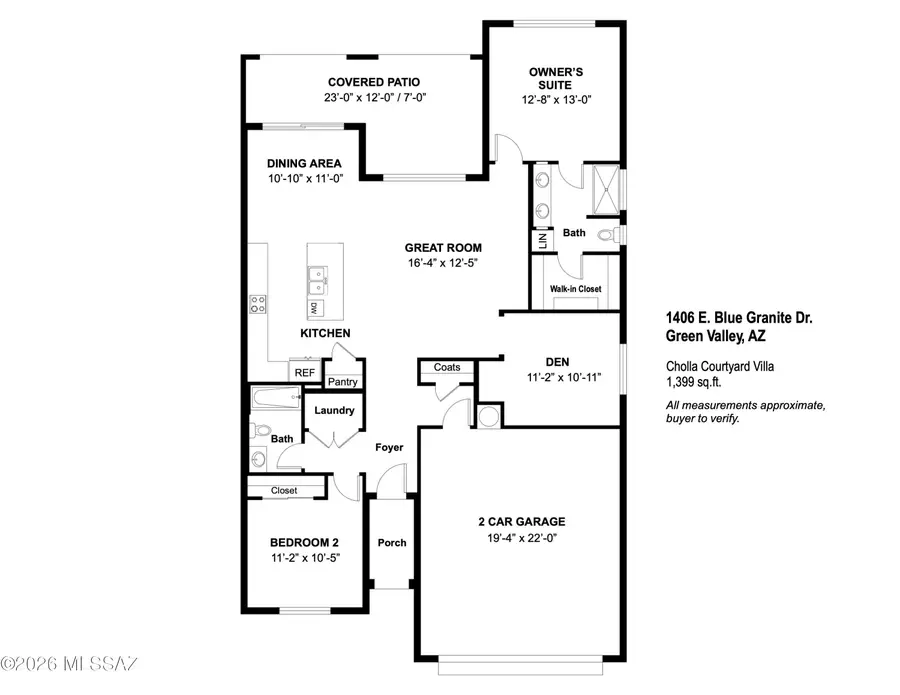 1406 E Blue Granite, Green Valley, AZ 85614 - #2