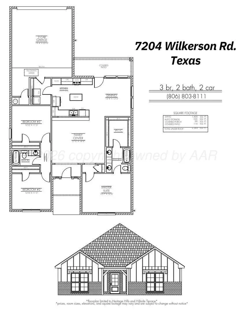 7204 Wilkerson Street, Amarillo, TX 79119 - #1